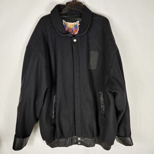 JEFF HAMILTON Black Bomber Jacket NBA East West Co